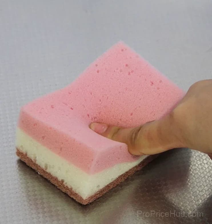 3-Color Square High-Foaming Seaweed Dish Sponge - View 6