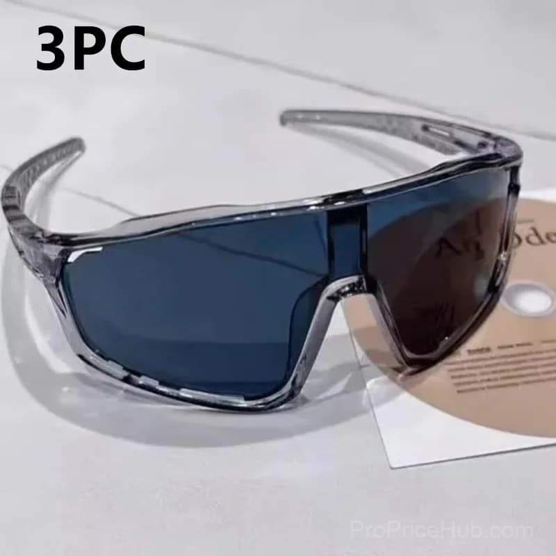 Photochromic Outdoor Sports Glasses, Grey, 1 PC - View 19