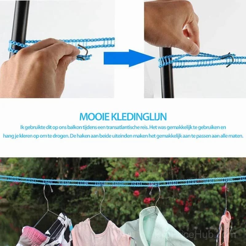 Windproof Non-Slip Clothesline - View 3