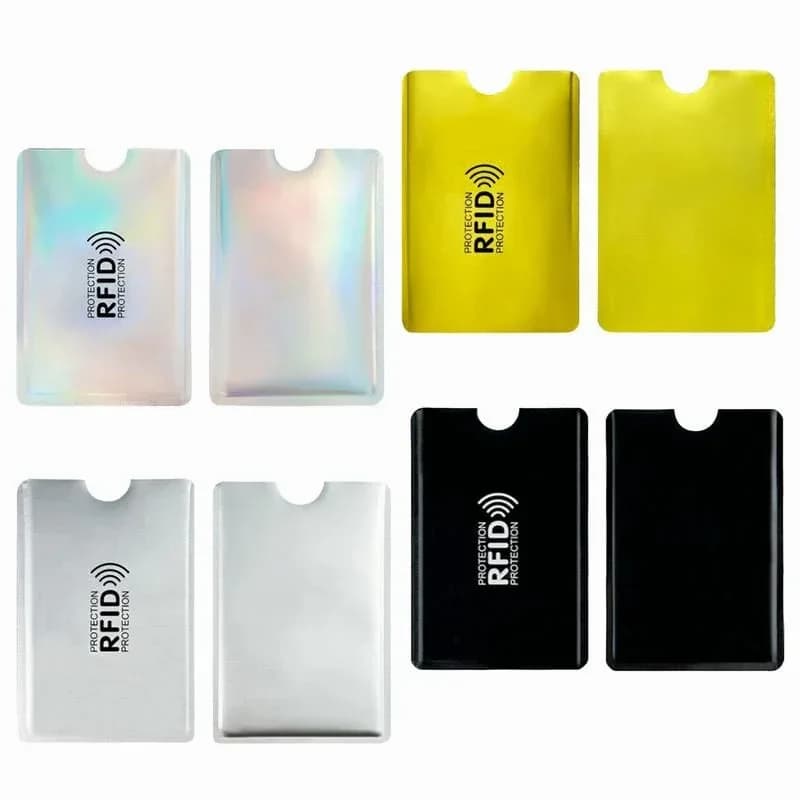 RFID Blocking Sleeves for Credit Cards (8-Pack) - View 7