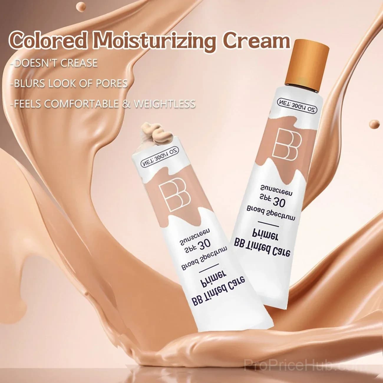 Moisturizing BB Cream Concealer SPF 30+ with Free Brush - View 2