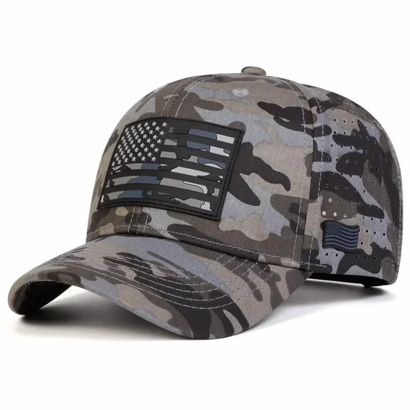 USA Flag Pattern Baseball Cap - View 1