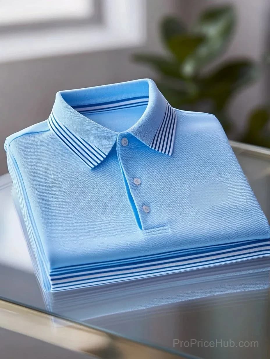 Men's Business Casual Button Short Sleeve Polo Shirt - View 1