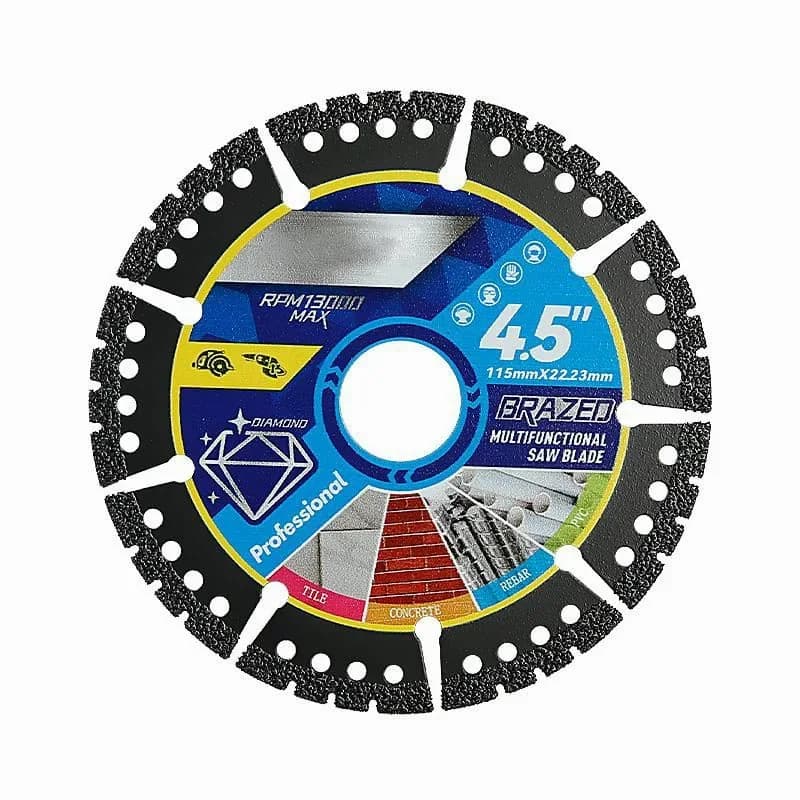 4.5" Multi-Material Diamond Blade - Premium Cutting Tool - View 1