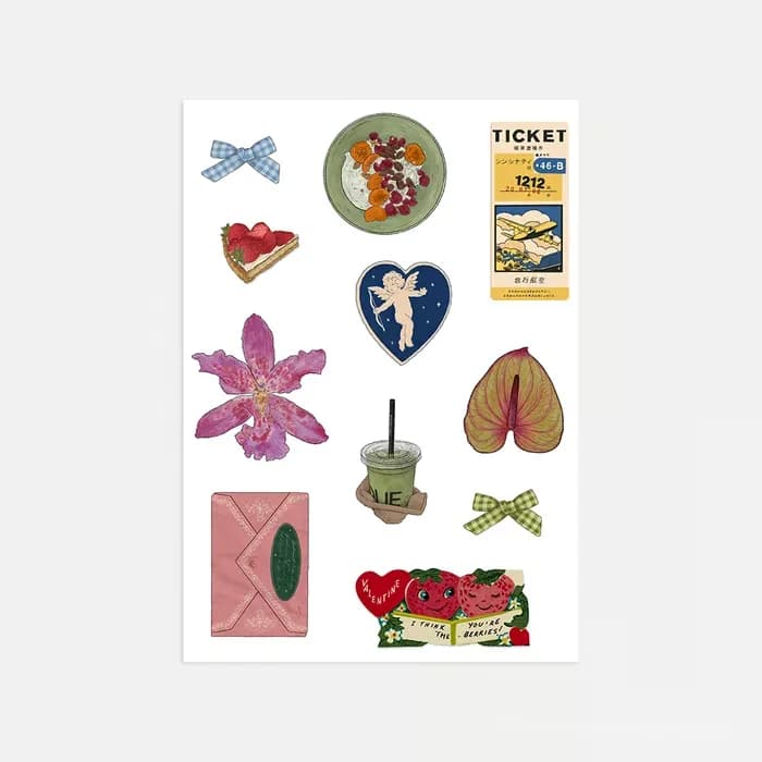 Girlhood Sticker Book for Journals & Scrapbooks, 1 Pack - Alt