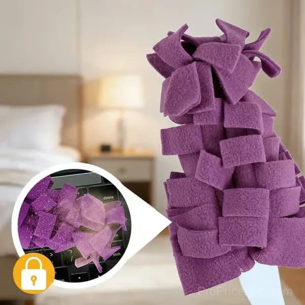 Reusable Chenille Microfiber Duster with 2 Handles & 10 Refills - View 3