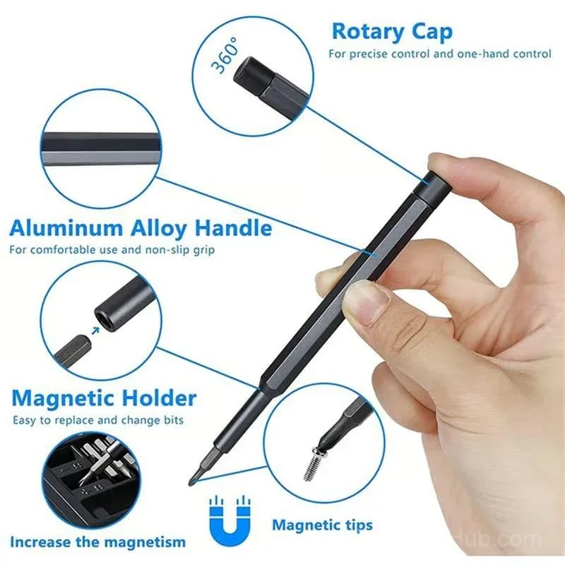 24-in-1 Multi-Bit Screwdriver Set Hand Tool Kit - View 3