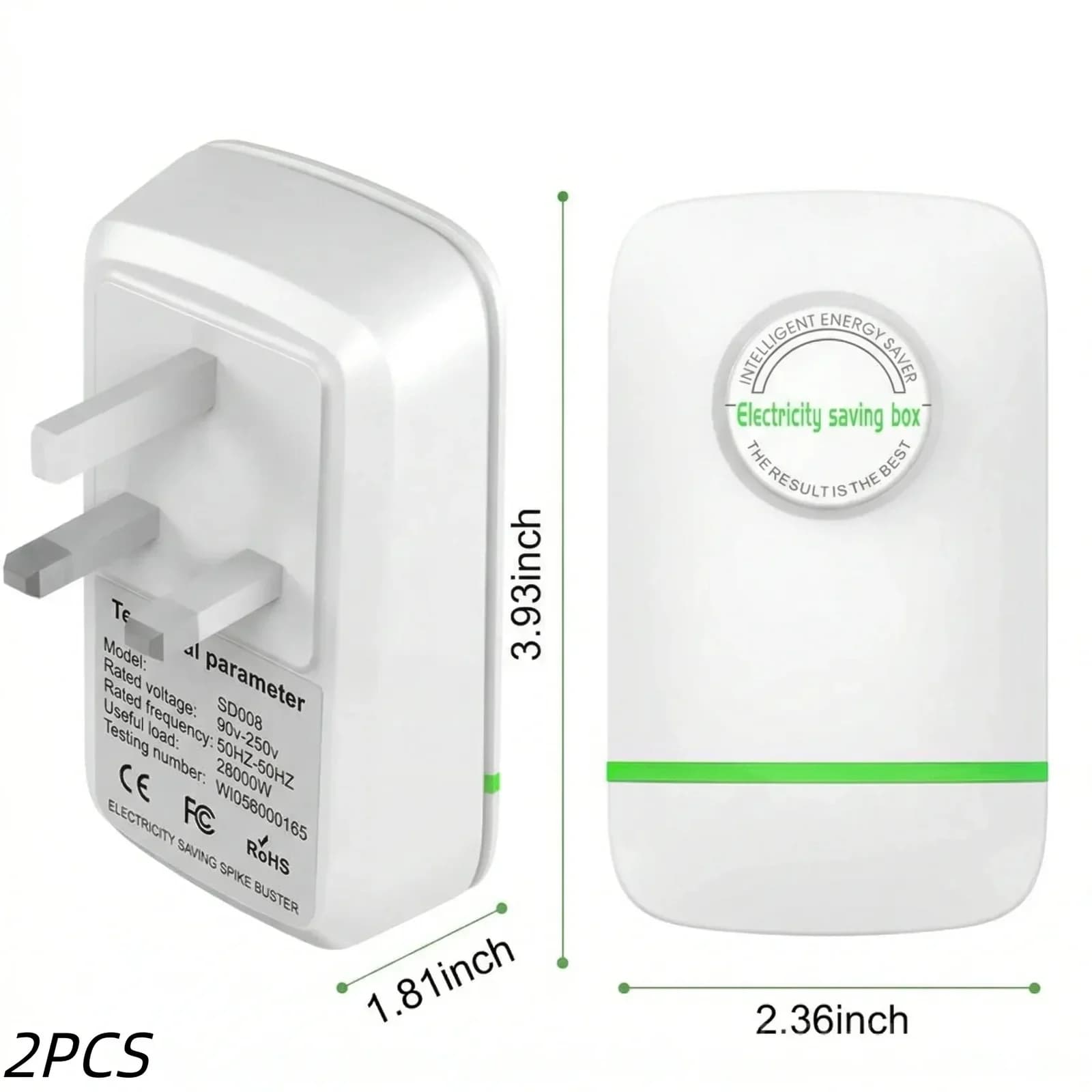 US Plug-In Power Box with US Plug - View 3