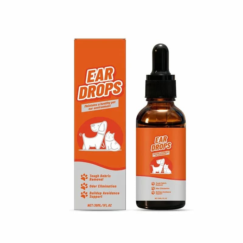 Natural Dog & Cat Ear Drops for Itching & Wax Build-Up - View 1