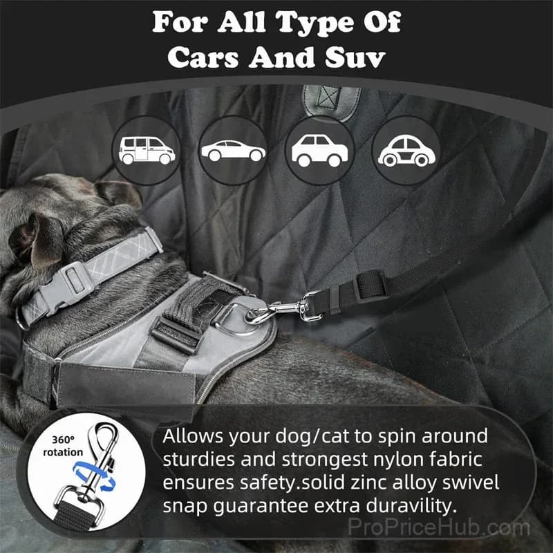 2-in-1 Dog Car Seat Belt & Walking Leash - View 6