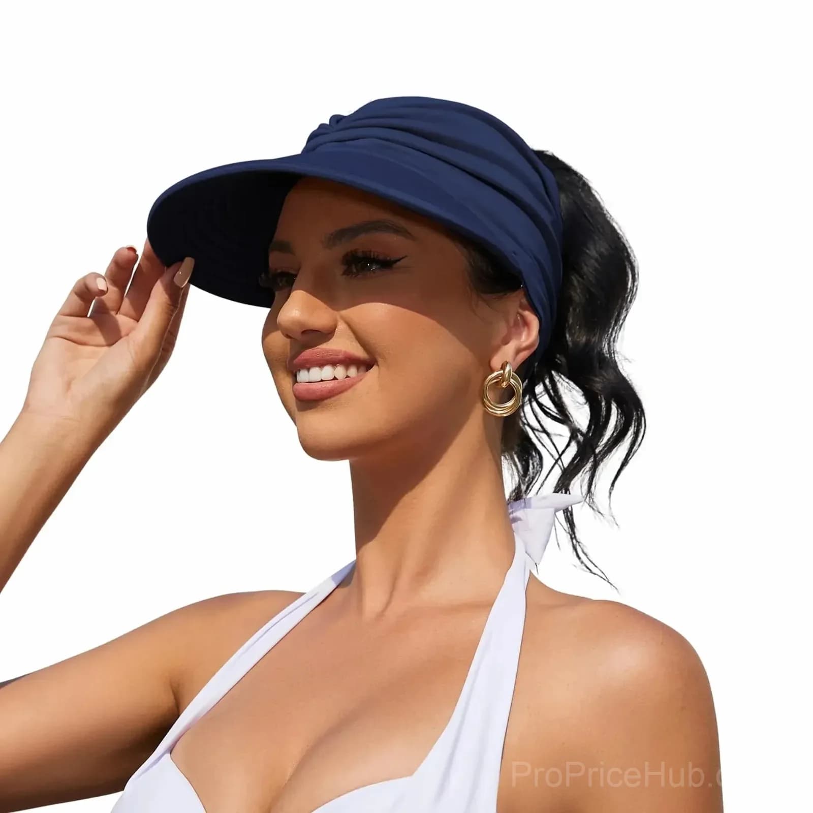 Women's UPF 50+ UV Protection Sun Visor Hat - View 9