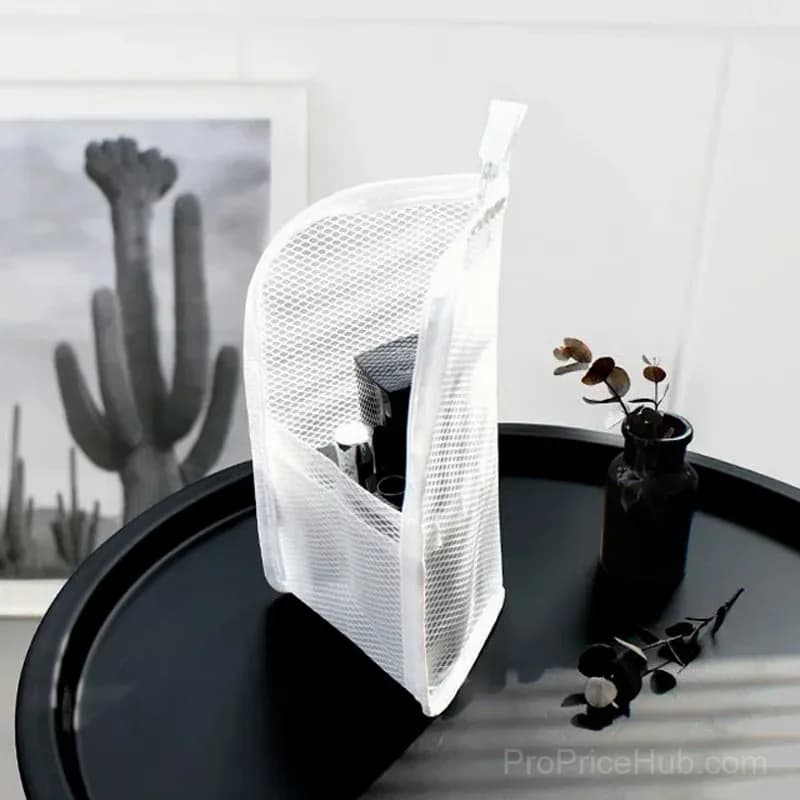 Portable Lightweight Travel Toiletry Bag, White, 1 Piece - Alt