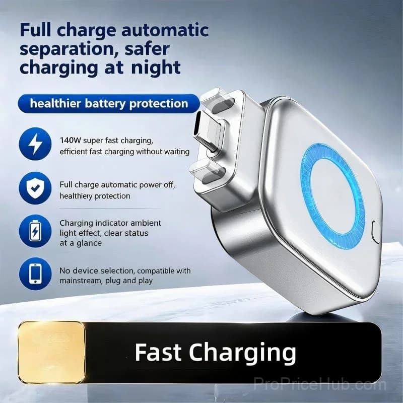 Auto Power-Off Fast Charging Adapter - View 3