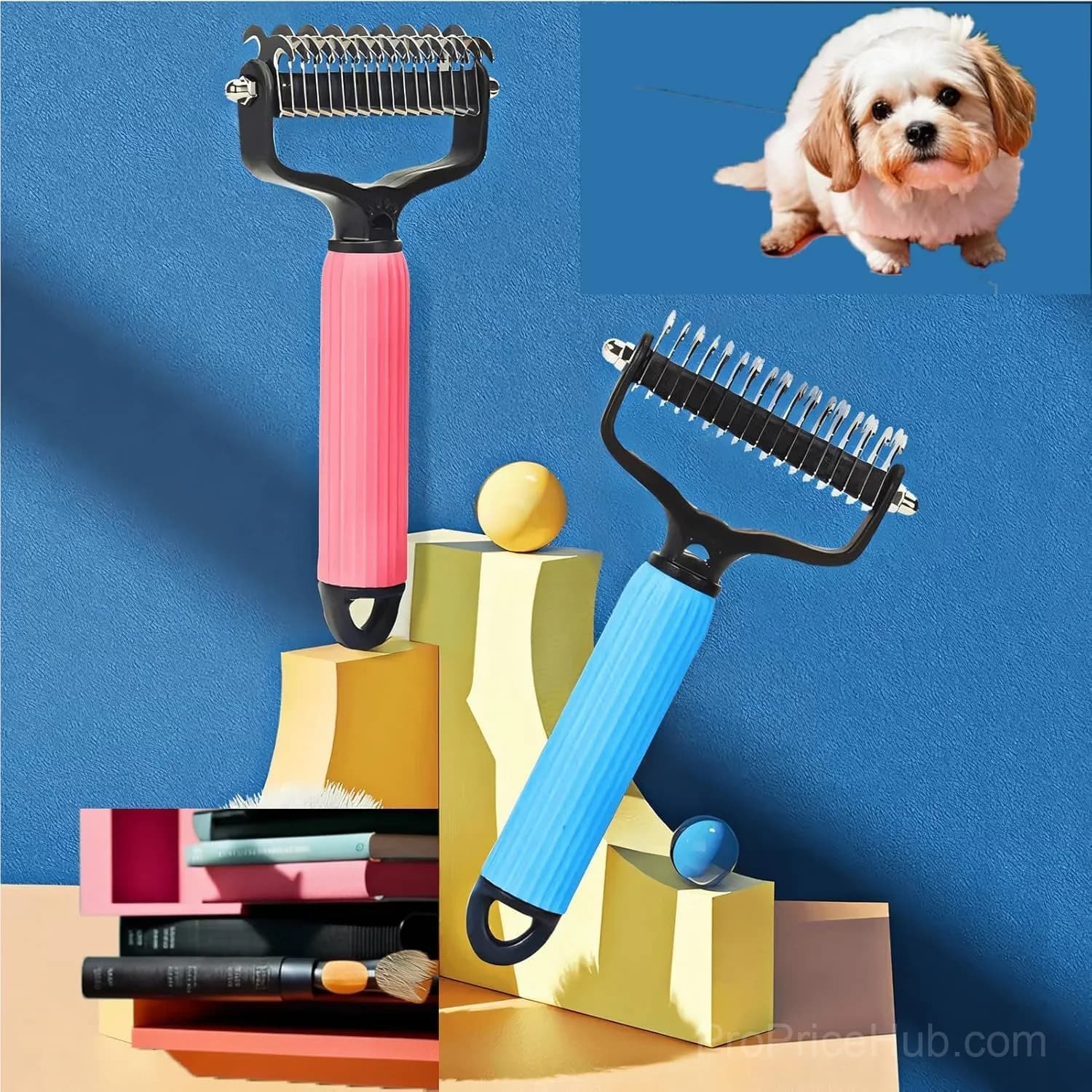 Universal Dog Detangling Comb - Grooming Tool - View 4