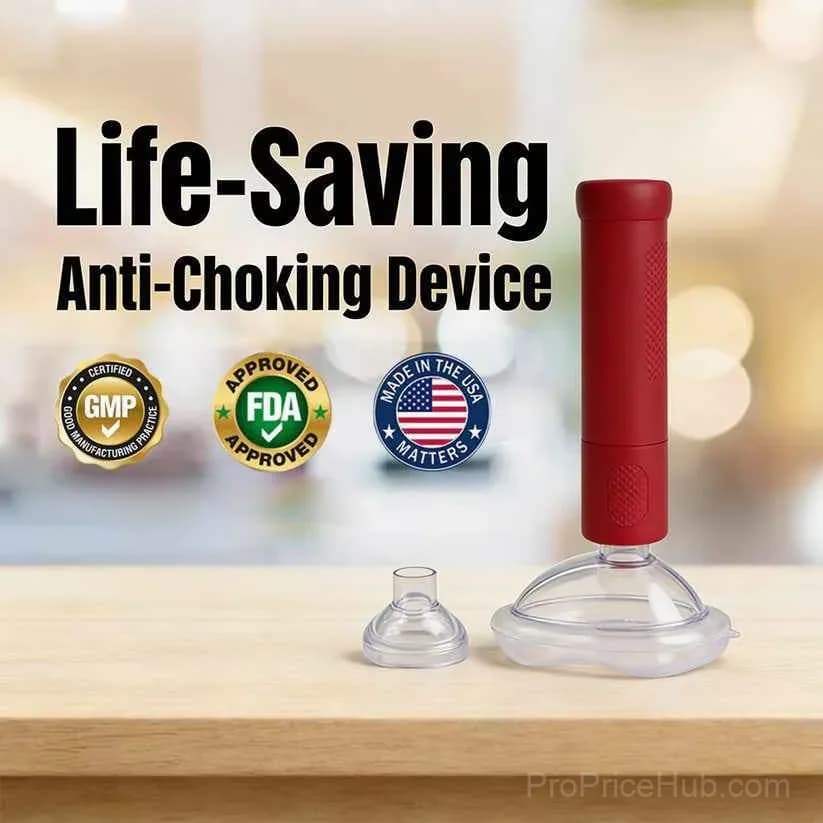 Anti-Choking Rescue Device with Suction for Kids & Adults - View 1