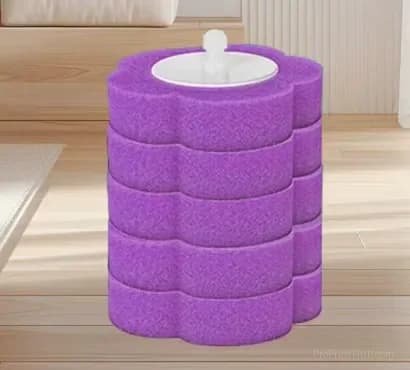 Toilet Scrubber Kit with Stand and 15 Disposable Scented Pads - View 7