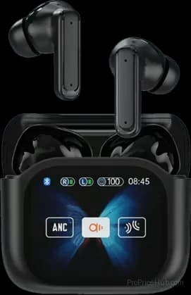Touch-Control Bluetooth Headset with Clear Sound, Black - View 1