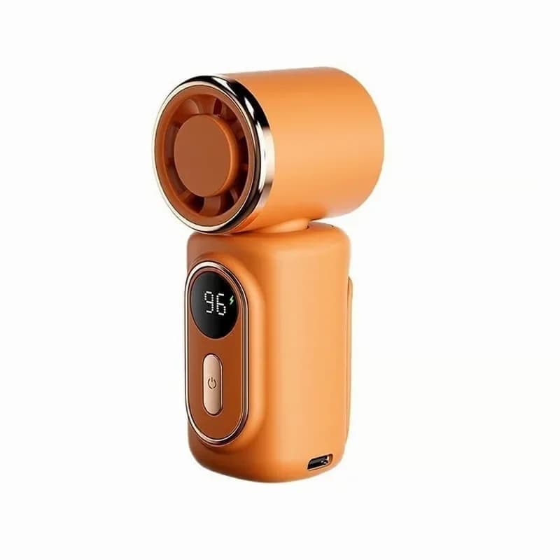 Mini Portable Handheld Clip-On Fan, Black - View 5