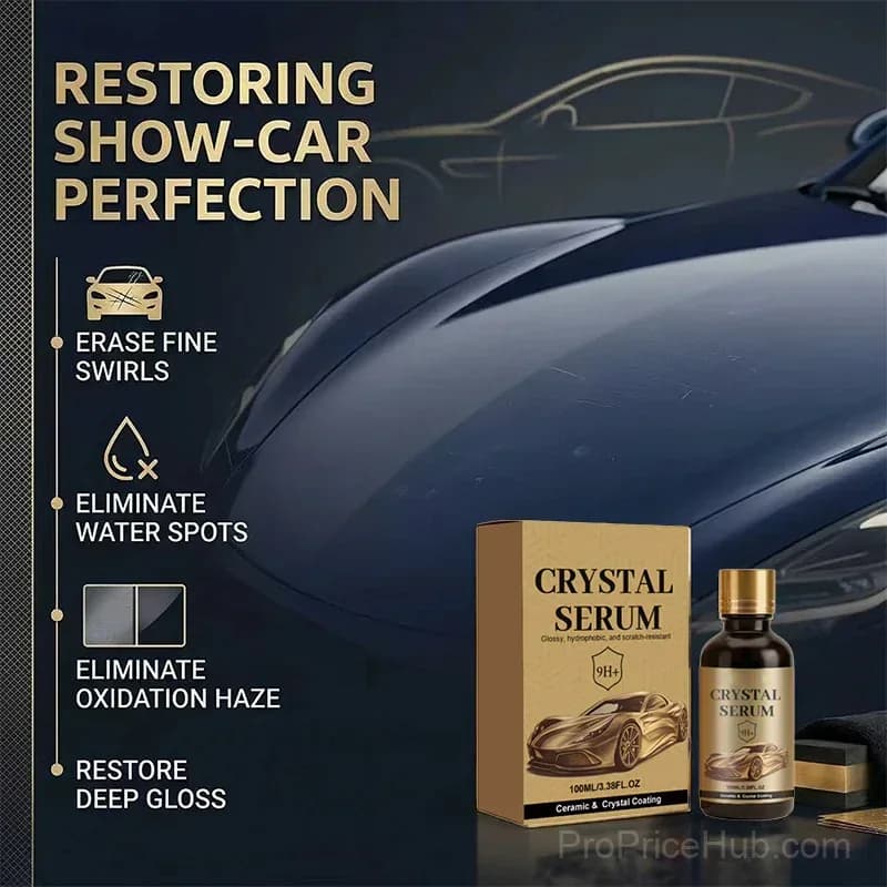 Ceramic Car Coating Kit – 9H+ Hardness, Deep Gloss & Hydrophobic, 5-Pack - View 4