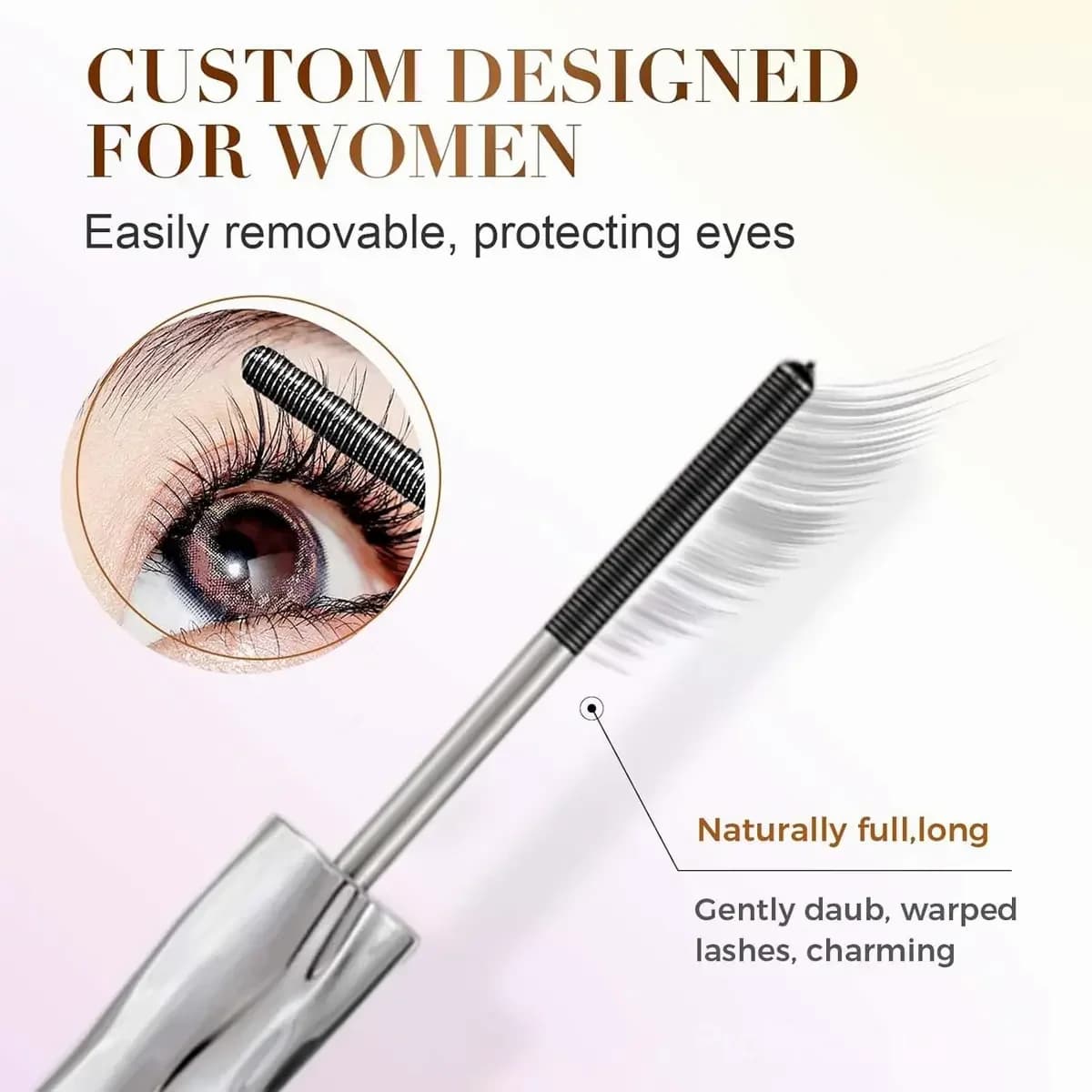 Lengthening & Curling Mascara - Waterproof, Sweatproof, Long-Lasting - View 4