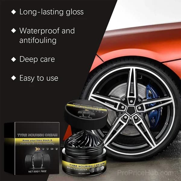 Tire & Wheel Cleaning and Refurbishing Wax - Main