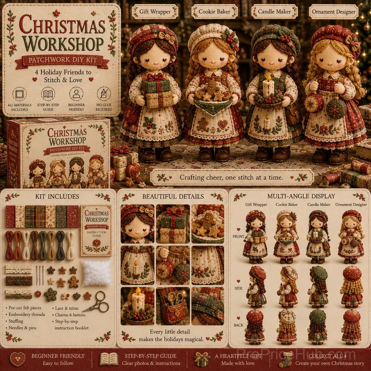 Patchwork DIY Home Decor Kit Series - Tiny Worlds Collection - View 2