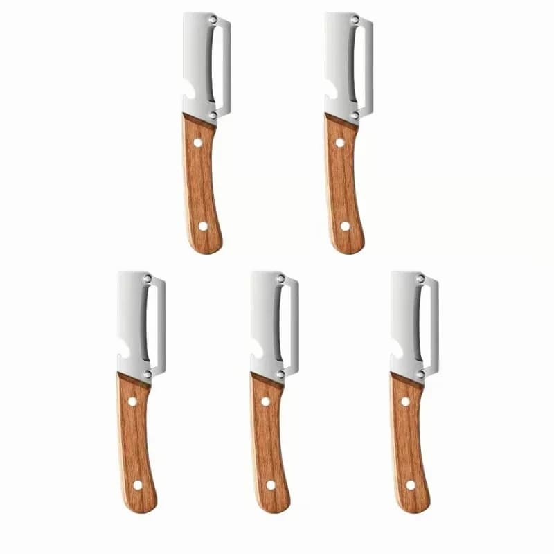 3-Piece Stainless Steel Multi-Function Fruit Peeler Knives - Alt