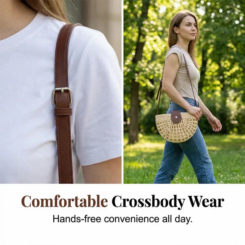Woven Crossbody Bag for Women - View 5