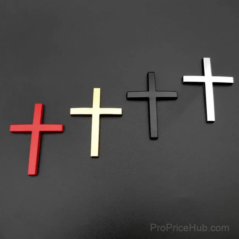 Christian Cross Sticker - View 6