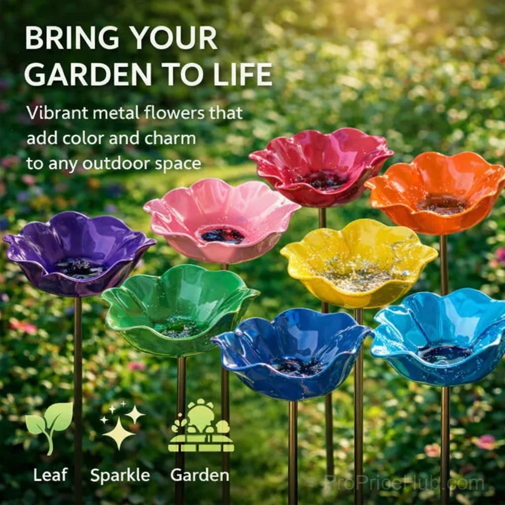 Handmade Metal Flower Garden Stake - View 40