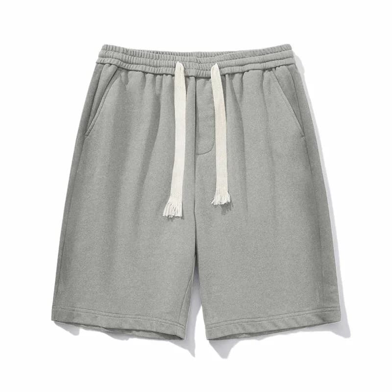 Men's Plus Size Loose Fit Workout Shorts with Drawstring Elastic Waist - View 4