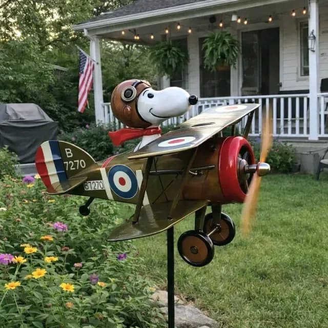 SNPY USA Pilot 250th Edition Garden Windmill - View 2