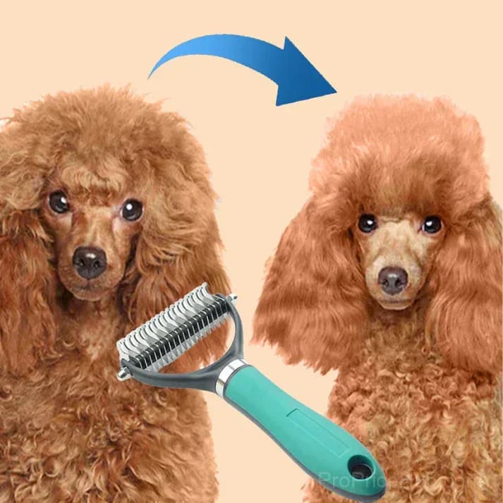 Dual-Sided Pet Grooming Comb for Dogs and Cats - View 1