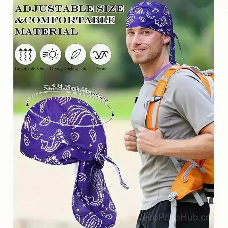 Paisley Cooling Headscarf Cap - View 17