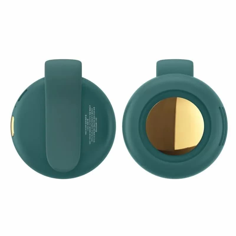 Mini Whirlwind Clip-On Waist and Neck Fan, Green - Main