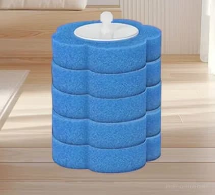Toilet Scrubber Kit with Stand and 15 Disposable Scented Pads - View 5