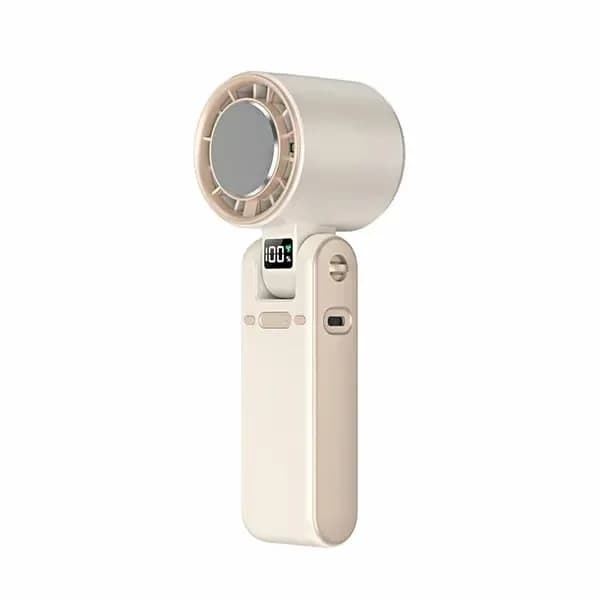 Grey Handheld Semiconductor Cooling Fan - View 4