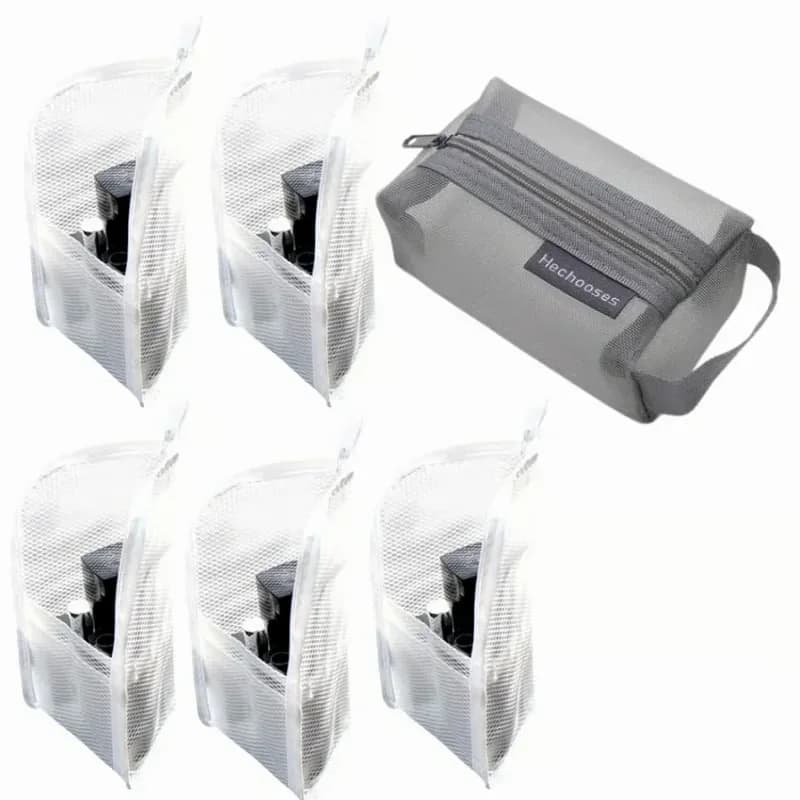 Portable Lightweight Travel Toiletry Bag, White, 1 Piece - View 15