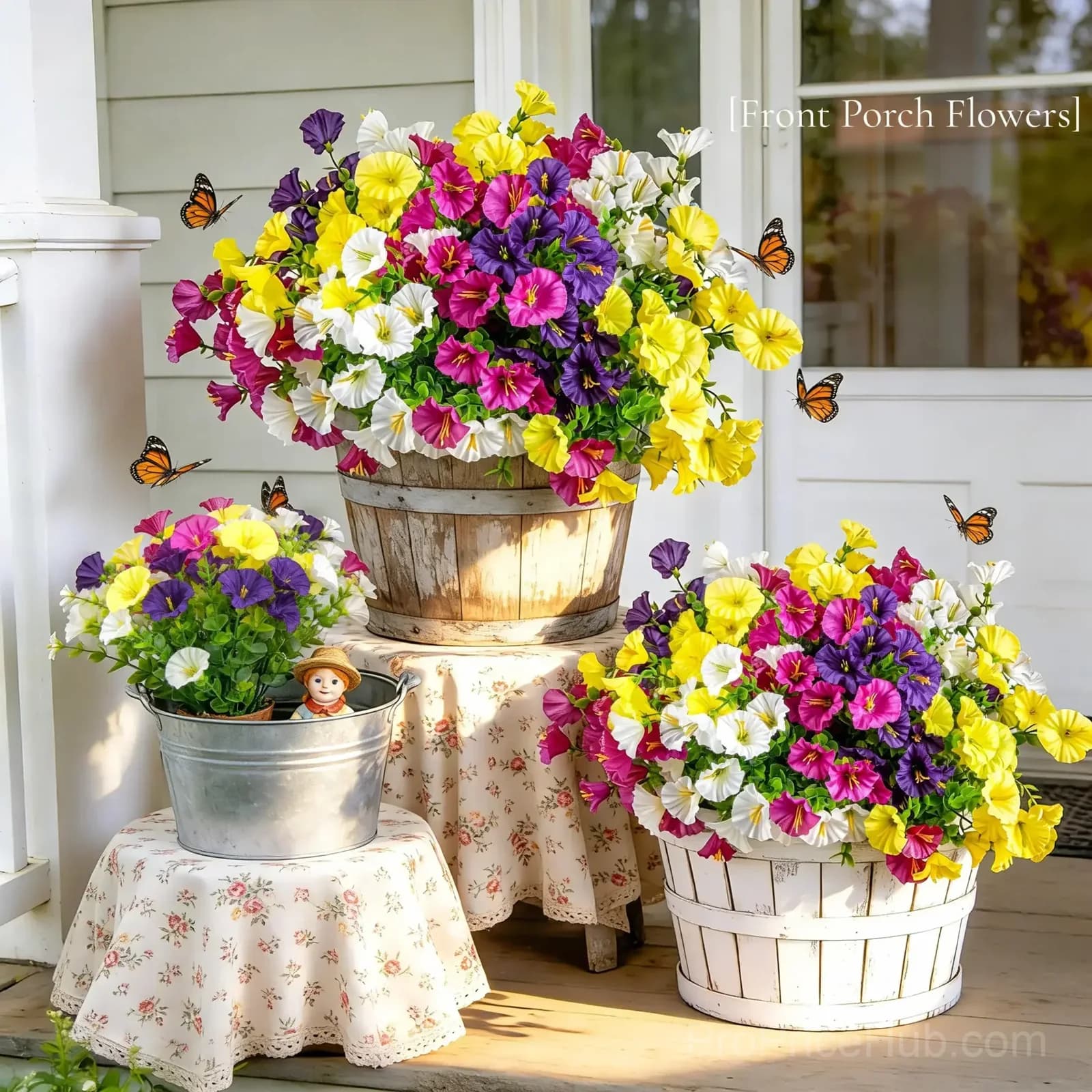 UV Resistant Artificial Petunias Flowers - View 12