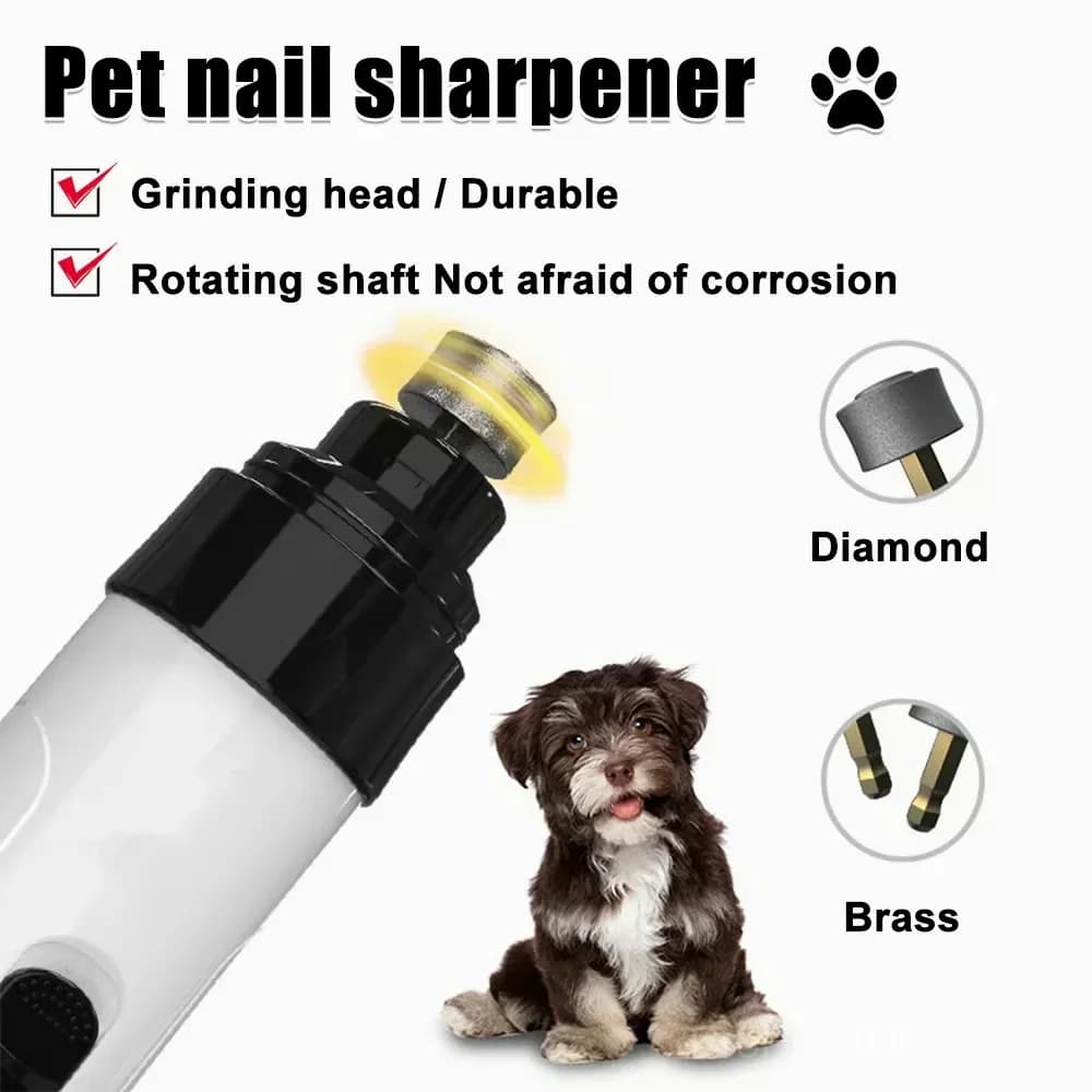 Rechargeable USB Electric Pet Nail Grinder for Grooming - View 2