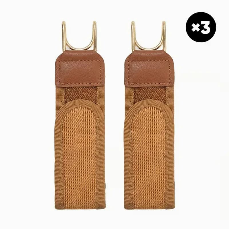 Brown No Buckle Belt, 1 Pair - View 6
