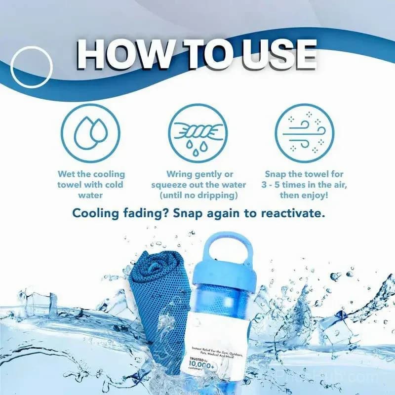 TYIIPLUS Instant Cooling Towel - Quick Dry Sports Towel for Gym & Travel - View 3
