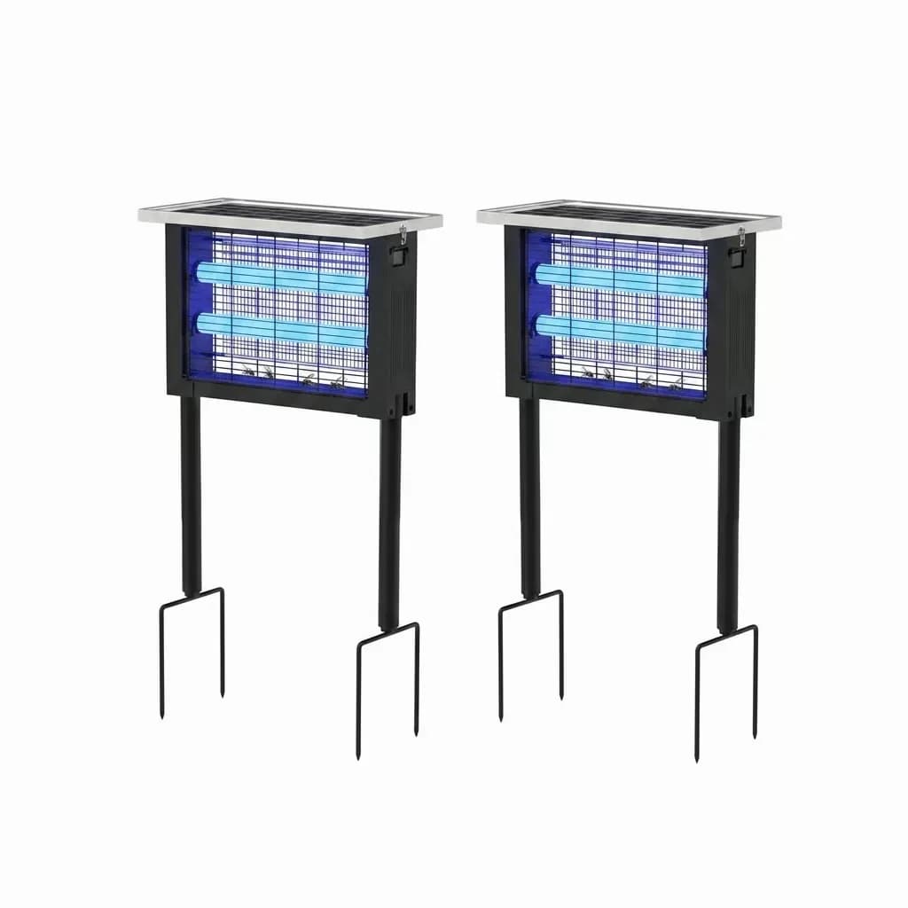 Solar Outdoor Bug Zapper, Standard Model with 2 Bulbs - View 2