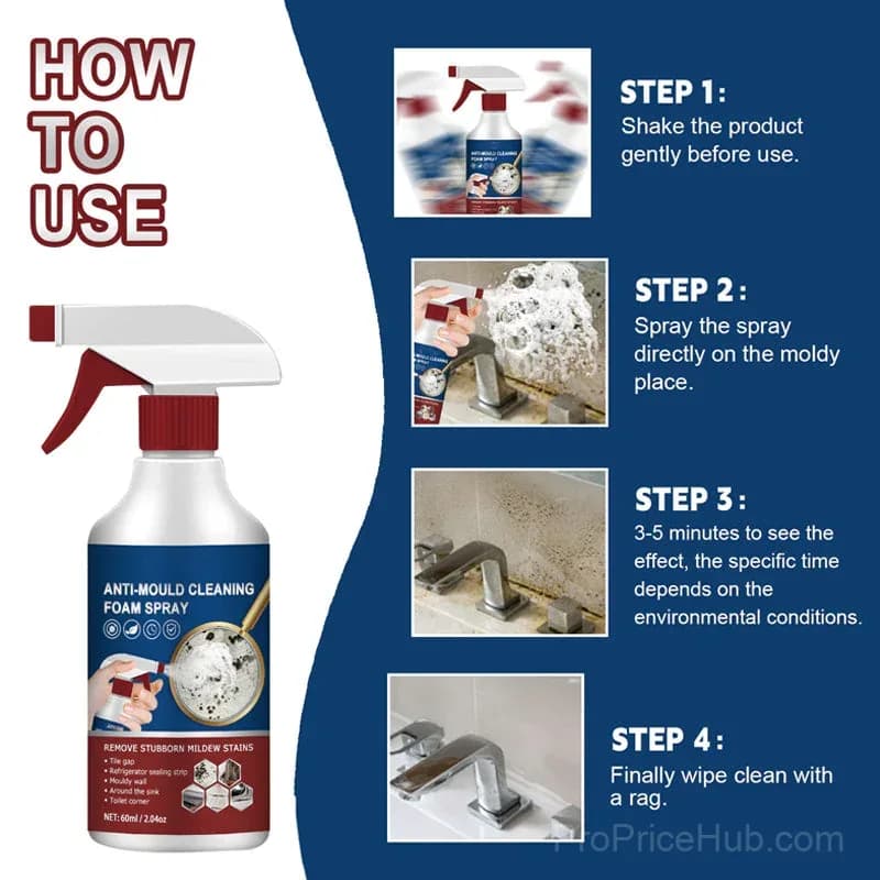 Anti-Mould Cleaning Foam Spray - View 8