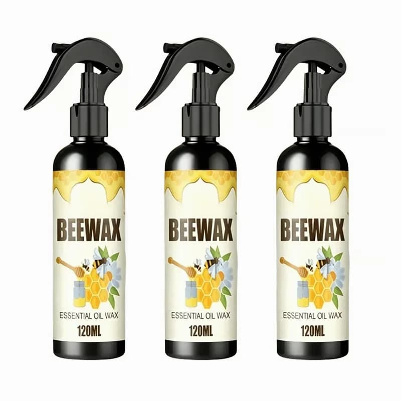 Natural Micro-Molecularized Beeswax Cleaning Spray, 120 mL Set - View 3
