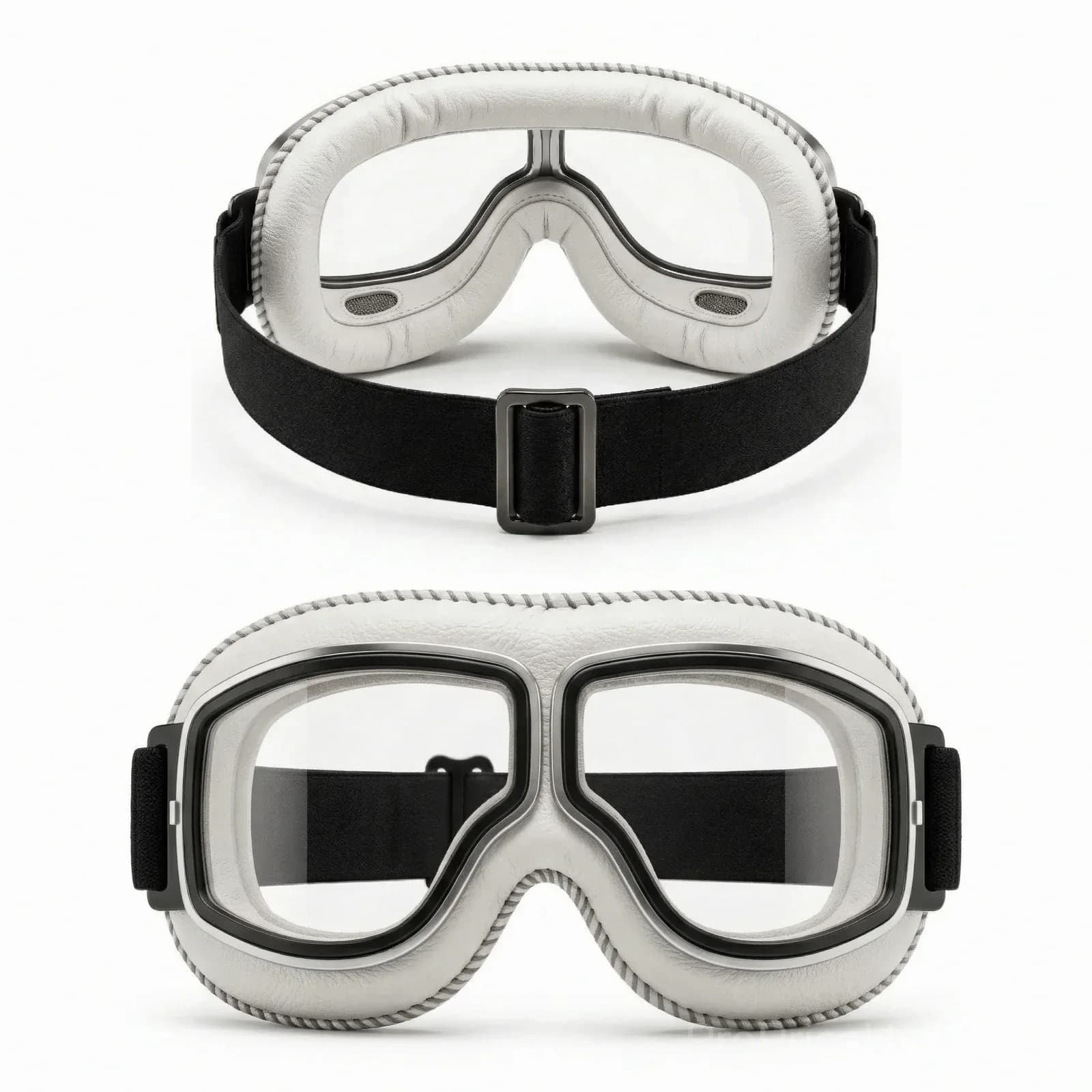 OTG Vintage Motorcycle Goggles, Fits Over Glasses - View 17