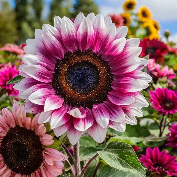 Midnight Blaze Sunflower Seeds - View 8