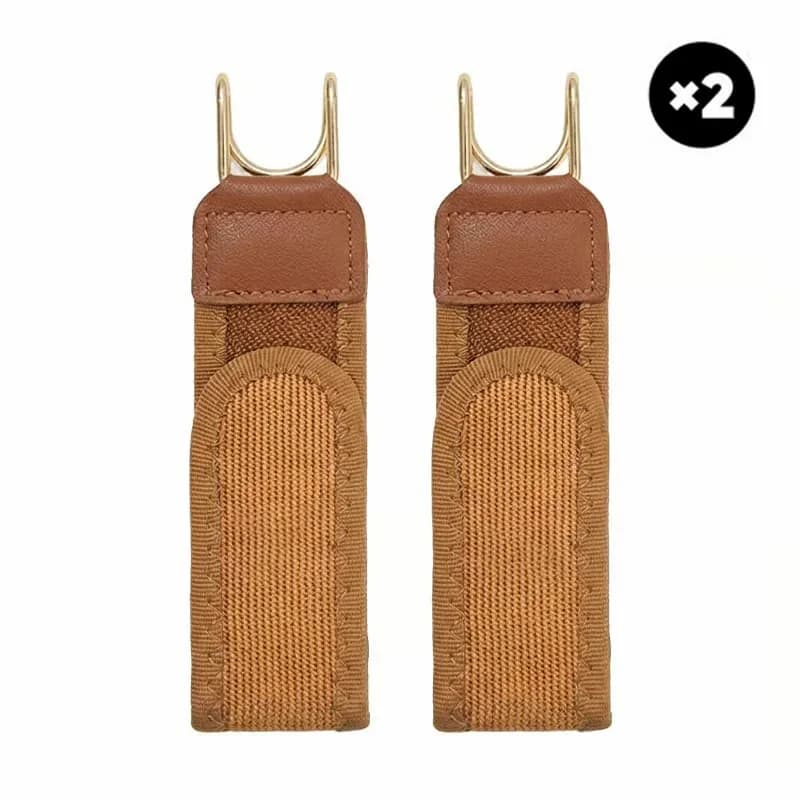 Brown No Buckle Belt, 1 Pair - View 4