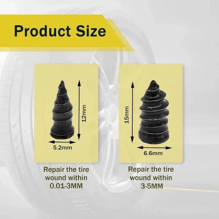 Self-Sealing Tire Repair Screws for Tire Leak Repair - View 2
