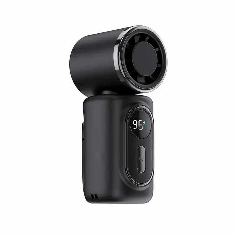 Mini Portable Handheld Clip-On Fan, Black - View 1